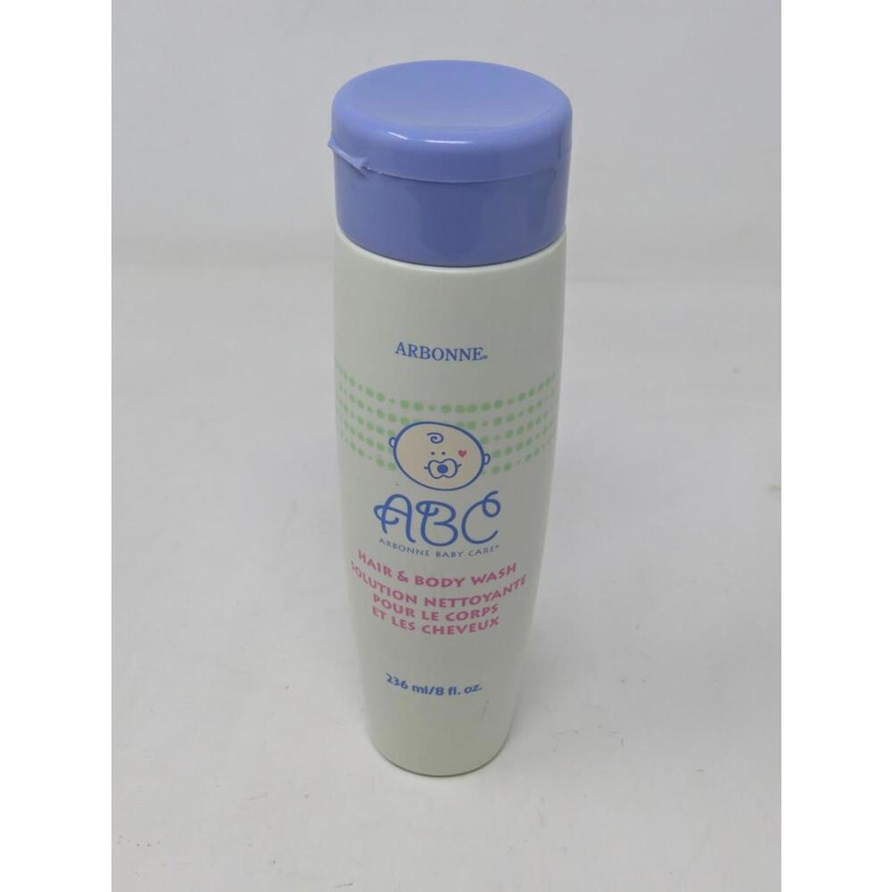 ARBONNE ABC  Baby Care Hair & Body Wash 8 oz Tube NEW/Sealed